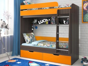 Кровать двухъярусная Юниор 5 Бодего-Оранжевый в Реж - rezh.magazinmebel.ru | фото - изображение 1