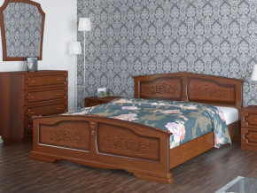 Кровать Елена 1400 Орех в Реж - rezh.magazinmebel.ru | фото - изображение 2