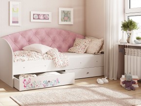 Кровать Эльза Белый-розовый в Реж - rezh.magazinmebel.ru | фото - изображение 1
