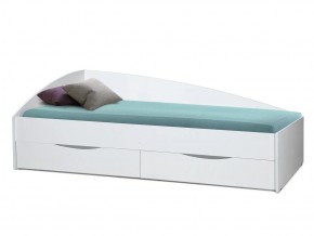 Кровать Фея-3 асимметричная 1900х800 белый в Реж - rezh.magazinmebel.ru | фото - изображение 1