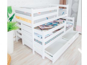 Кровать из массива с выдвижным спальным местом Матрешка Эко в Реж - rezh.magazinmebel.ru | фото - изображение 2