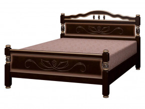 Кровать Карина-5 1200 Орех тёмный с тонировкой в Реж - rezh.magazinmebel.ru | фото - изображение 2