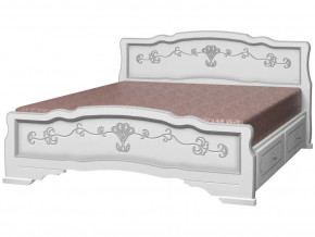 Кровать Карина-6 с 2-мя ящиками 1200 Белый жемчуг в Реж - rezh.magazinmebel.ru | фото - изображение 2