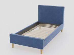 Кровать Линси 900 синий в Реж - rezh.magazinmebel.ru | фото - изображение 1