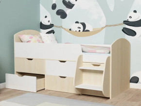 Кровать Малыш-7 Дуб-Белое дерево в Реж - rezh.magazinmebel.ru | фото - изображение 3