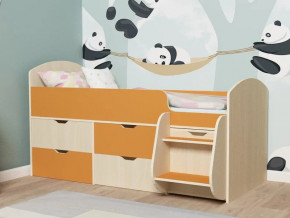 Кровать Малыш-7 Дуб-Оранжевый в Реж - rezh.magazinmebel.ru | фото