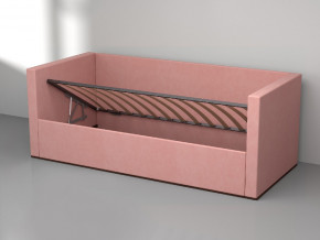 Кровать мягкая с подъёмным механизмом арт. 030 розовый в Реж - rezh.magazinmebel.ru | фото - изображение 2
