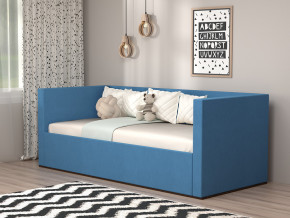 Кровать мягкая с подъёмным механизмом арт. 030 синий в Реж - rezh.magazinmebel.ru | фото