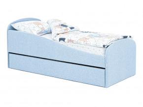 Кровать с ящиком Letmo небесный (рогожка) в Реж - rezh.magazinmebel.ru | фото - изображение 11