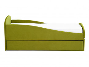 Кровать с ящиком Letmo оливковый (велюр) в Реж - rezh.magazinmebel.ru | фото - изображение 6