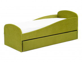 Кровать с ящиком Letmo оливковый (велюр) в Реж - rezh.magazinmebel.ru | фото - изображение 8