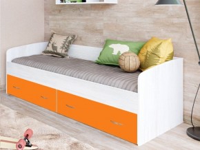 Кровать с выкатными ящиками Винтерберг, оранжевый в Реж - rezh.magazinmebel.ru | фото