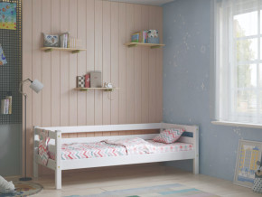 Кровать с задней защитой Соня Вариант 2 белая в Реж - rezh.magazinmebel.ru | фото - изображение 1