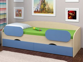 Кровать Соня 2 дуб молочный-голубой в Реж - rezh.magazinmebel.ru | фото - изображение 2