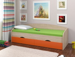 Кровать Соня 2 сонома-оранжевый в Реж - rezh.magazinmebel.ru | фото - изображение 1