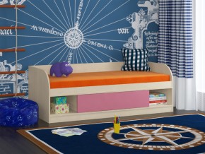 Кровать Соня 4 дуб молочный-розовый в Реж - rezh.magazinmebel.ru | фото