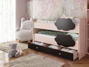 Кровать Соник с ящиком млечный дуб-венге в Реж - rezh.magazinmebel.ru | фото - изображение 1