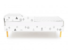 Кровать Stumpa Классика с бортиком рисунок Домики в Реж - rezh.magazinmebel.ru | фото - изображение 3