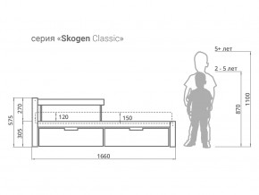 Кровать Svogen classic с ящиками и бортиком дерево-белый в Реж - rezh.magazinmebel.ru | фото - изображение 2