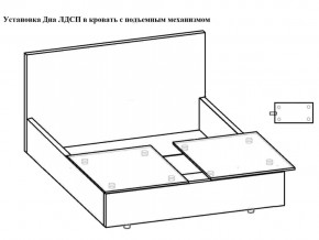 Кровать Токио норма 160 с механизмом подъема и дном ЛДСП в Реж - rezh.magazinmebel.ru | фото - изображение 4