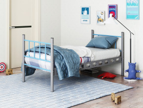 Кровать-трансформер Мальта серый с голубым в Реж - rezh.magazinmebel.ru | фото - изображение 4