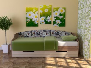Кровать Юниор Тип 2 Микровелюр-марки 800х1600 в Реж - rezh.magazinmebel.ru | фото - изображение 1