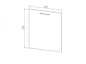 П 60 Комплект для посудомоечной машины 600 мм (цоколь + фасад) ЛДСП в Реж - rezh.magazinmebel.ru | фото