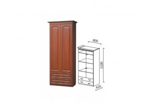 Шкаф 2-х дверный с ящиками Гармония 4 светлый в Реж - rezh.magazinmebel.ru | фото - изображение 3