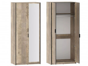 Шкаф для одежды Фолк НМ 014.03 фасад с зеркалом в Реж - rezh.magazinmebel.ru | фото - изображение 1