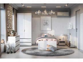 Спальня Токио Белый текстурный в Реж - rezh.magazinmebel.ru | фото - изображение 8