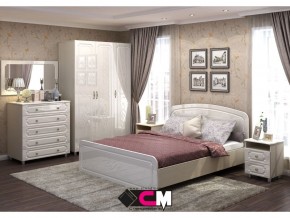 Спальня Виктория МДФ с большим комодом в Реж - rezh.magazinmebel.ru | фото