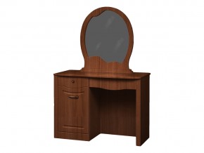 Стол туалетный с зеркалом Ева 10 темный в Реж - rezh.magazinmebel.ru | фото