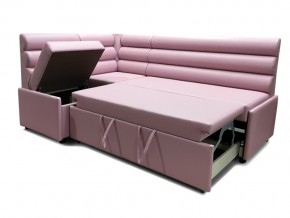 Угловой диван Призма Валики со спальным местом розовый в Реж - rezh.magazinmebel.ru | фото - изображение 2