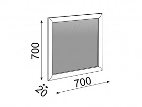 Зеркало Глэдис М29 в Реж - rezh.magazinmebel.ru | фото - изображение 2